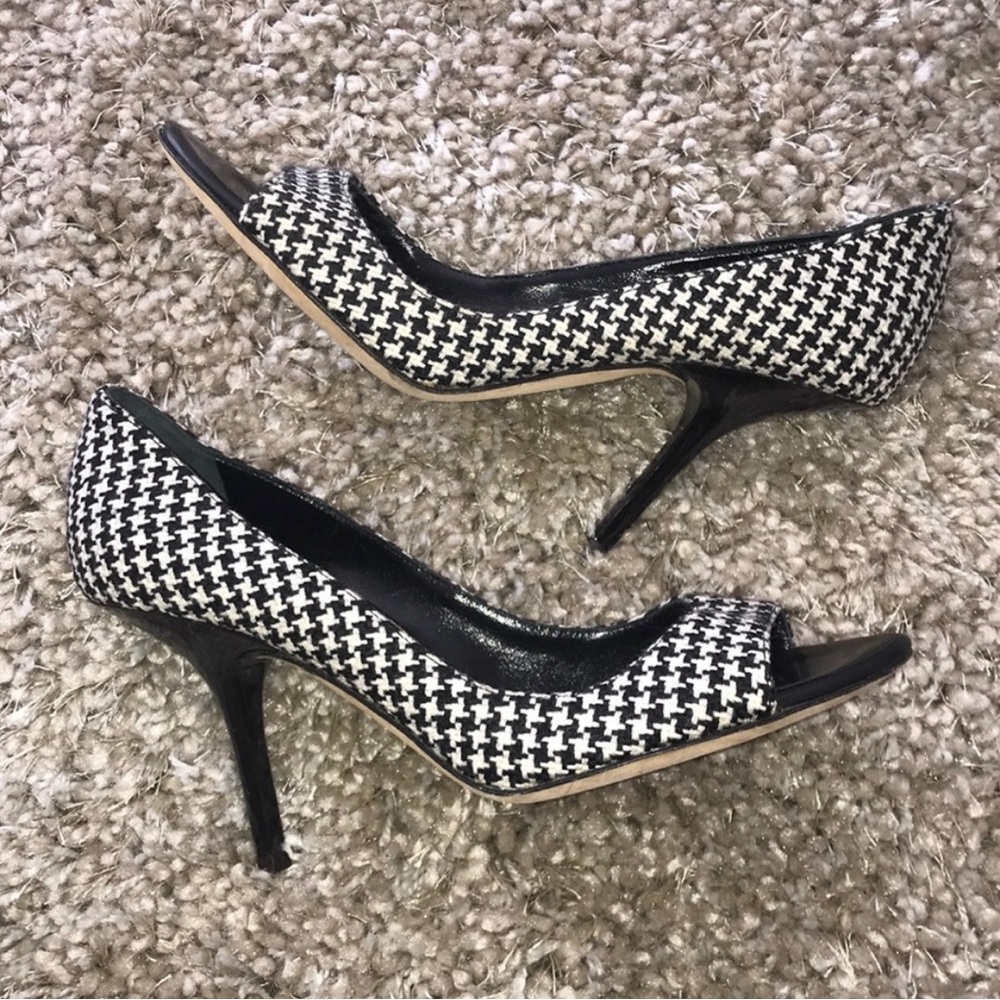 Stylish Black and White Women's Heels